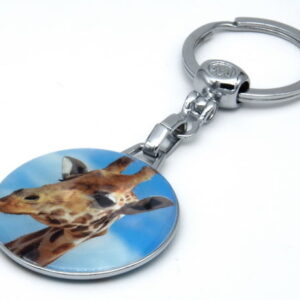 Breloc Metalic-Epoxy Girafa