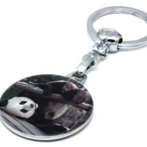 Breloc Metalic-Epoxy Urs Panda