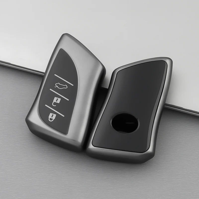 Husa Cheie Lexus , Smartkey, 3 Butoane, Tpu, Gri 2 Husa Cheie Lexus , Smartkey, 3 Butoane, Tpu, Gri - imagine 2