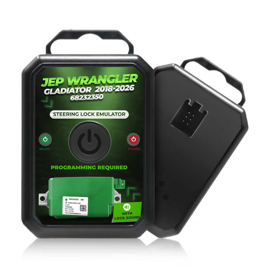 Emulator Blocator Volan compatibil cu Jeep Wrangler, Gladiator, 2018-2026 1 Emulator Blocator Volan compatibil cu Jeep Wrangler, Gladiator, 2018-2026